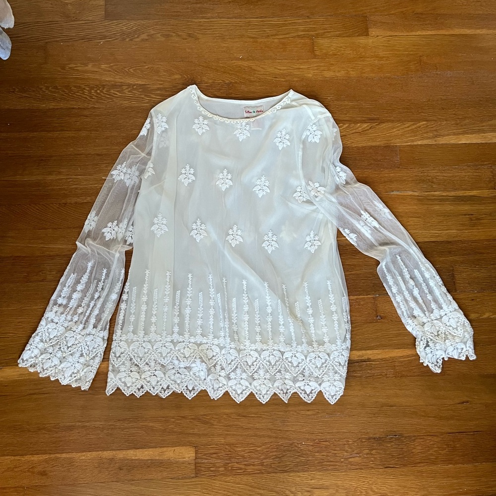 Pearl Bell Sleeve Blouse